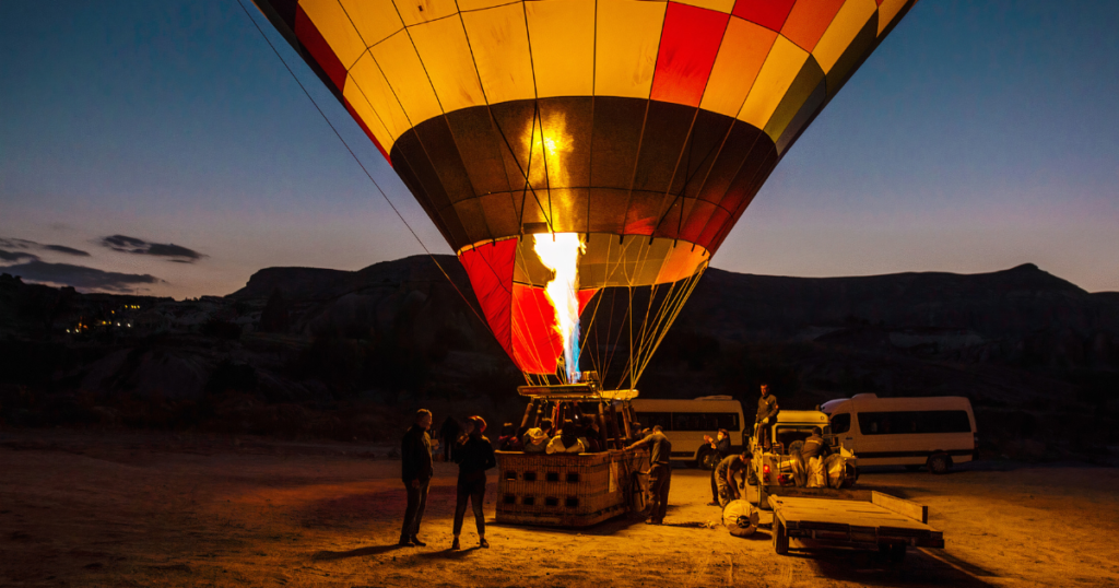 Hot Air Ballooning Over Sigiriya at Sunrise