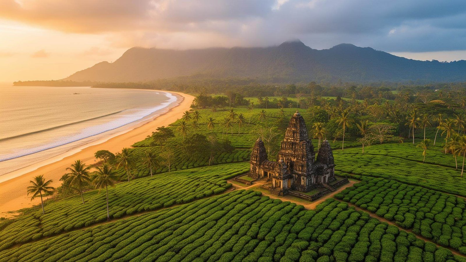 Sri Lanka landscape panorama